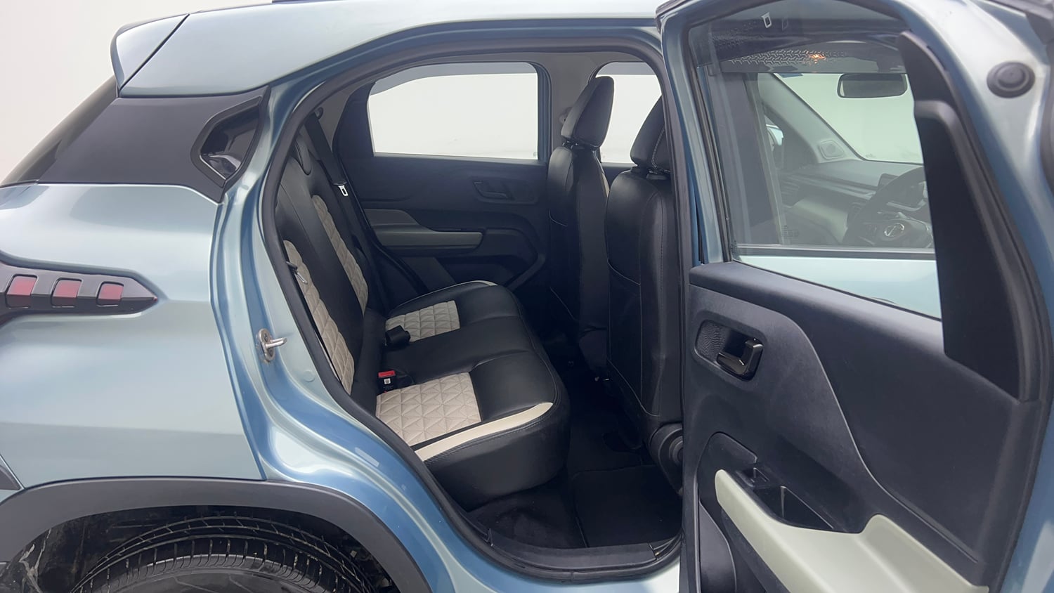 Used 2022 Tata Punch Adventure MT Petrol Manual interior RIGHT SIDE REAR DOOR CABIN VIEW