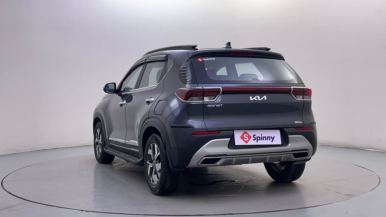 Used 2023 Kia Sonet HTX 1.0 Turbo Petrol DCT Petrol Automatic exterior LEFT REAR CORNER VIEW