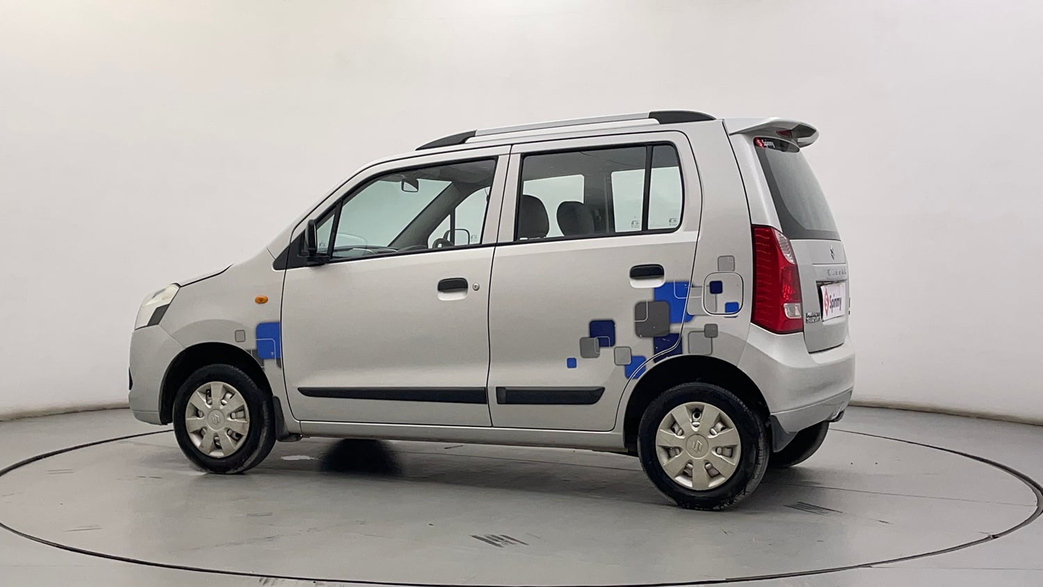 Used 2012 Maruti Suzuki Wagon R LXi Petrol Manual exterior LEFT REAR CORNER VIEW