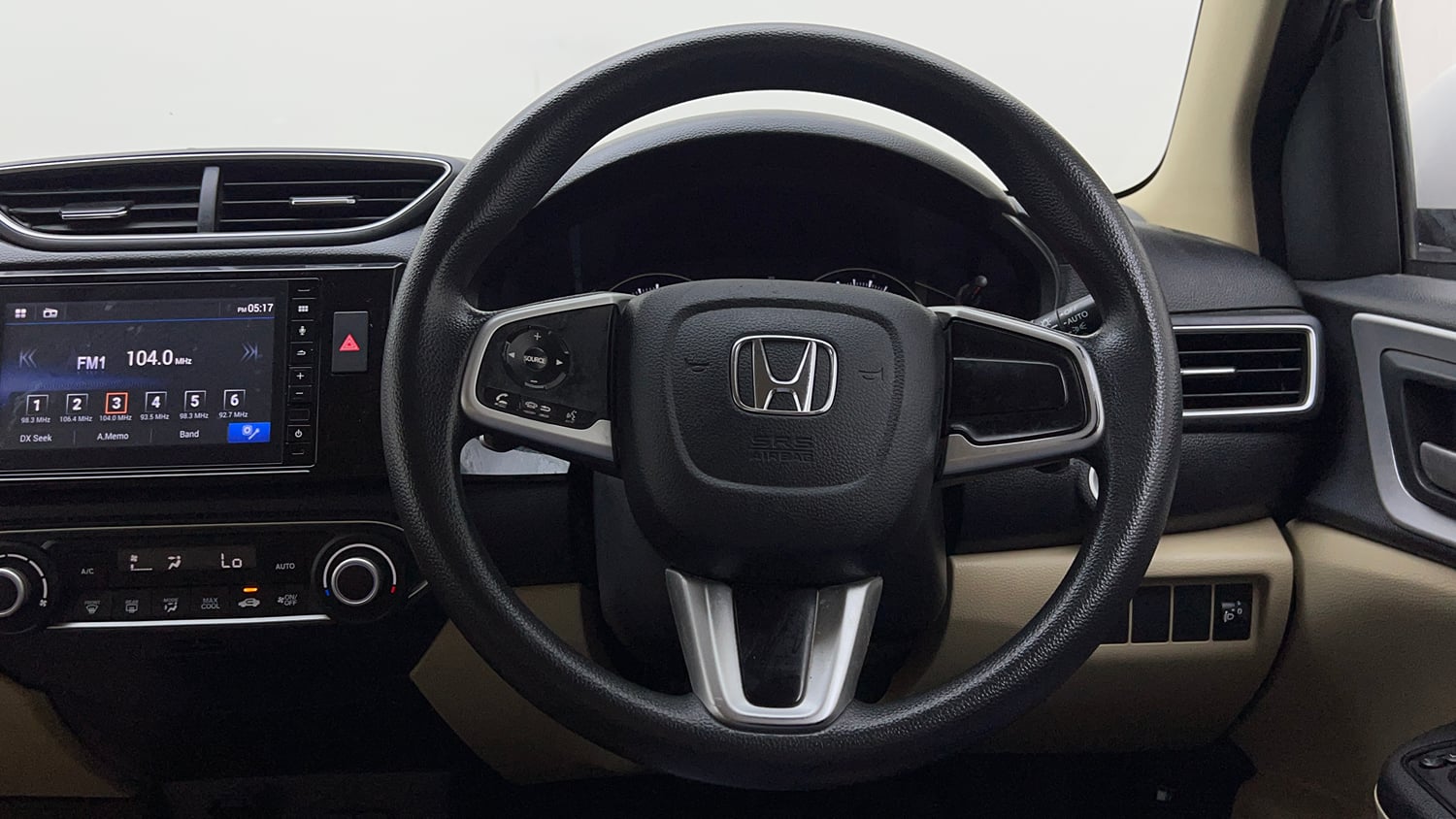 Used 2024 honda Amaze 2nd Generation VX 1.2 Petrol CVT Petrol Automatic interior STEERING VIEW