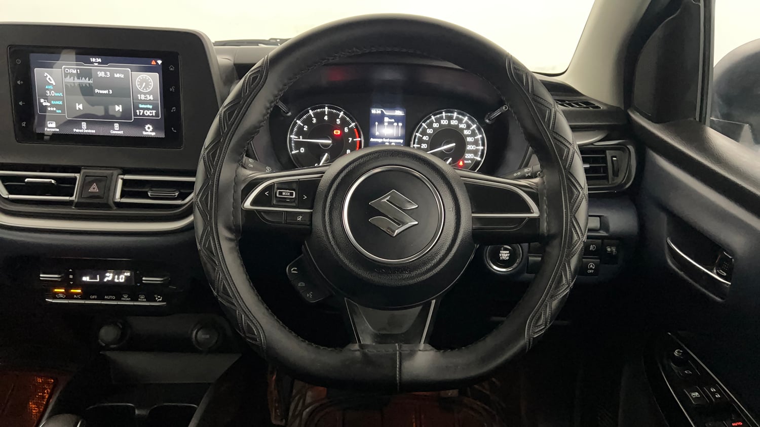 Used 2022 Maruti Suzuki Baleno Zeta AGS Petrol Automatic interior STEERING VIEW