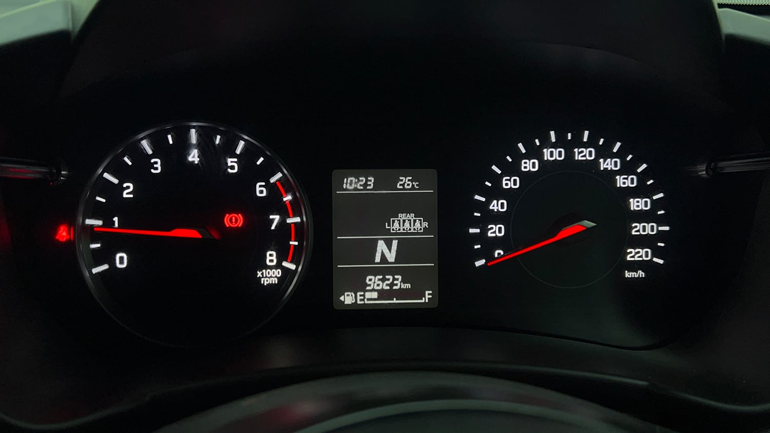 Used 2024 Maruti Suzuki Swift ZXi AMT Petrol Automatic interior CLUSTERMETER VIEW