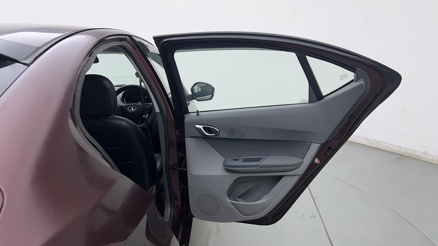 Used 2021 Tata Tigor XZA Plus Petrol Automatic interior RIGHT REAR DOOR OPEN VIEW