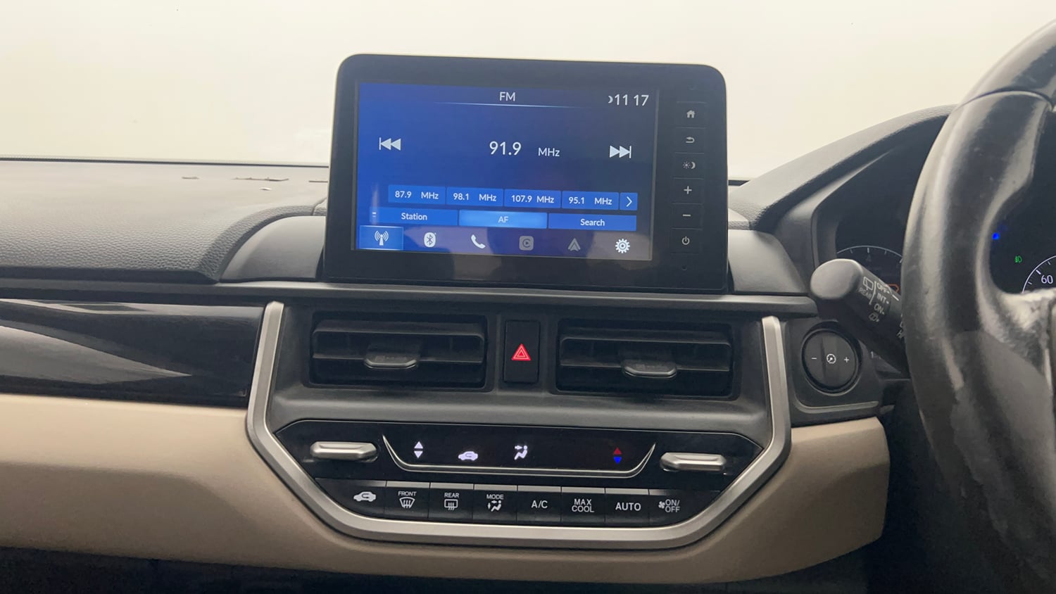 Used 2023 Honda Elevate VX MT Petrol Manual interior MUSIC SYSTEM & AC CONTROL VIEW