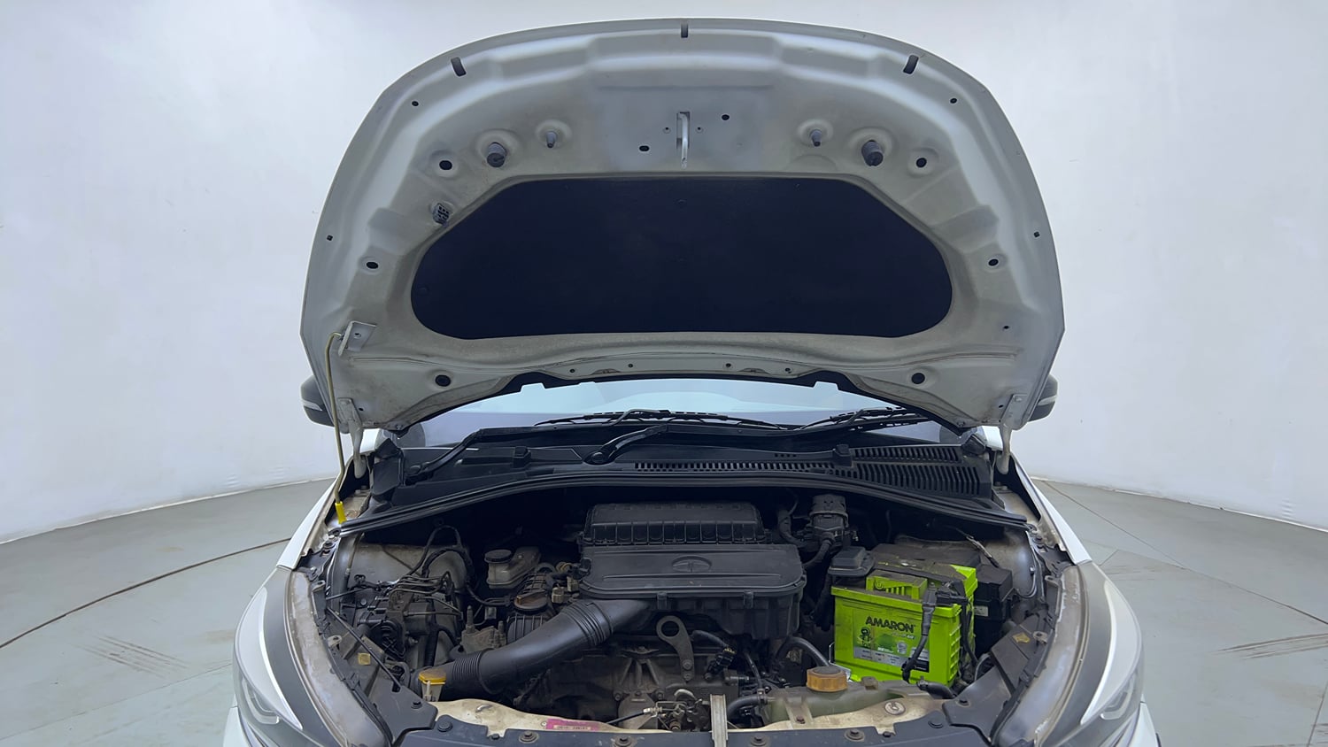 Used 2020 Tata Tigor XZA Plus Petrol Automatic engine ENGINE & BONNET OPEN FRONT VIEW