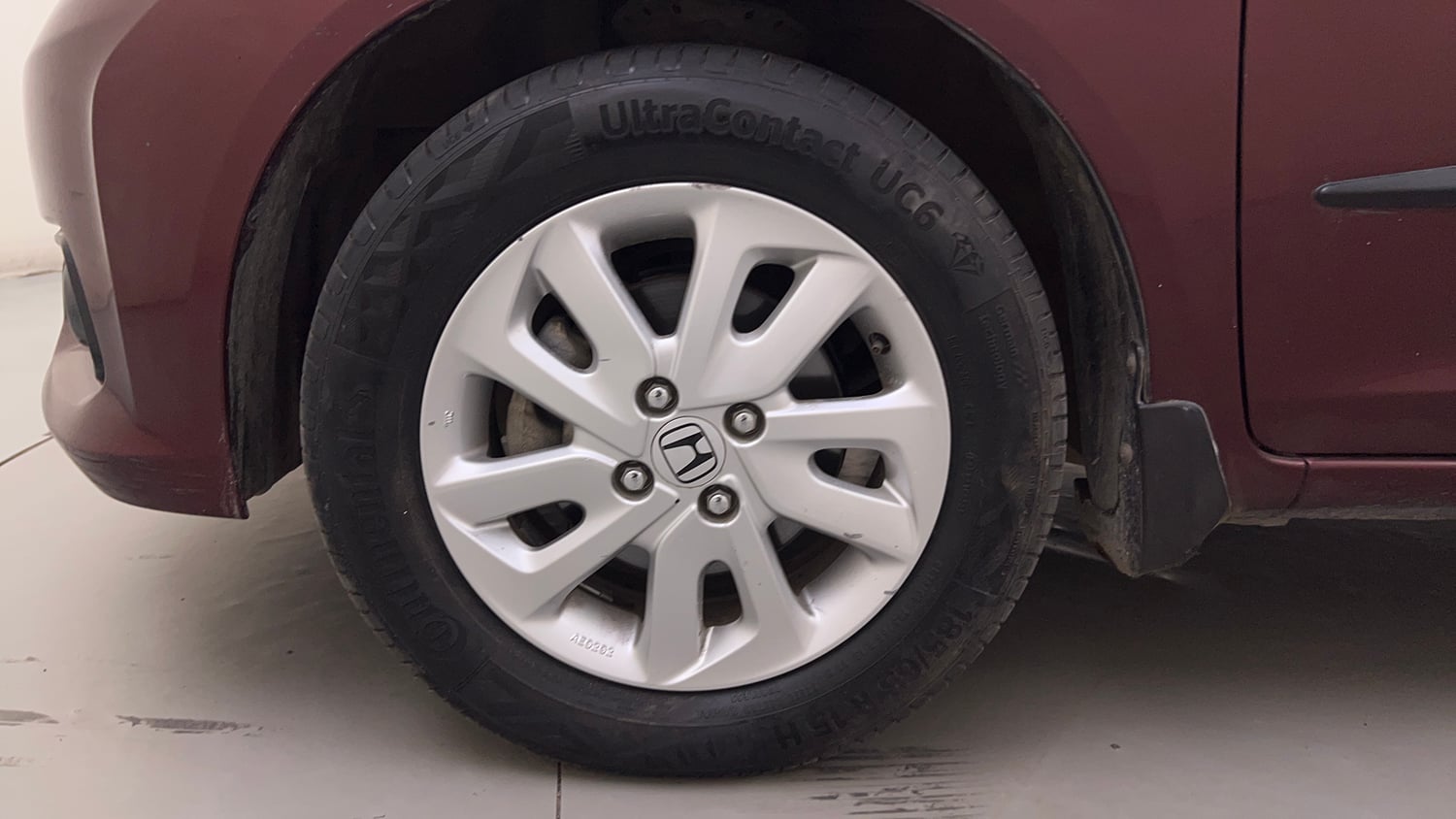 Used 2014 Honda Mobilio V Petrol Petrol Manual tyres LEFT FRONT TYRE RIM VIEW