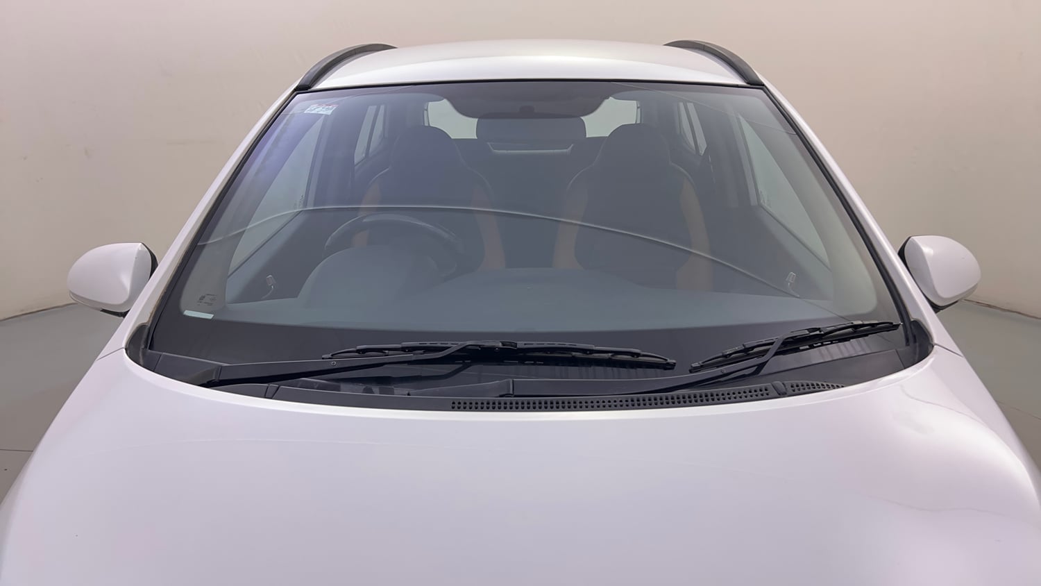 Used 2014 Hyundai Grand i10 Sportz 1.2 Kappa VTVT Petrol Manual exterior FRONT WINDSHIELD VIEW