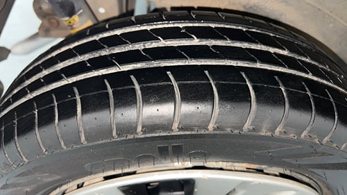 Used 2016 Maruti Suzuki Wagon R VXI Petrol Manual tyres RIGHT REAR TYRE TREAD VIEW