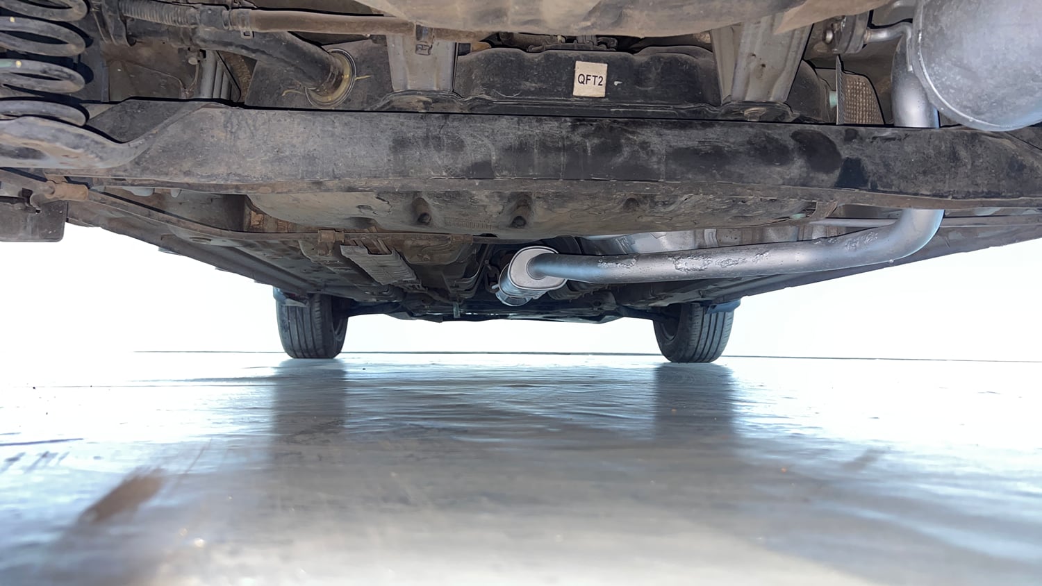 Used 2021 Hyundai Venue S 1.0 Turbo DCT Petrol Automatic extra REAR UNDERBODY VIEW (TAKEN FROM REAR)