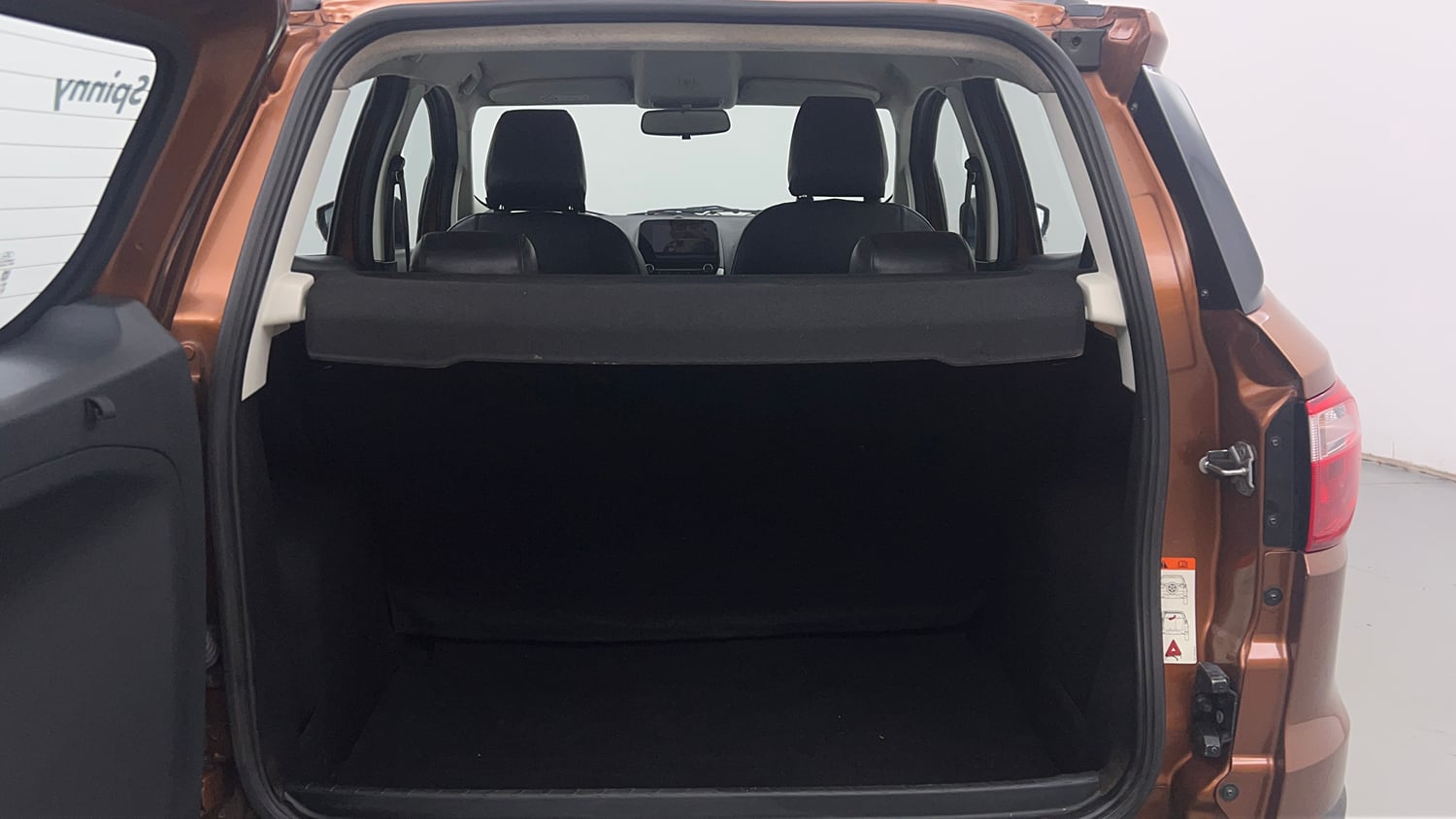 Used 2018 Ford EcoSport Trend + 1.5L TDCi Diesel Manual interior DICKY INSIDE VIEW