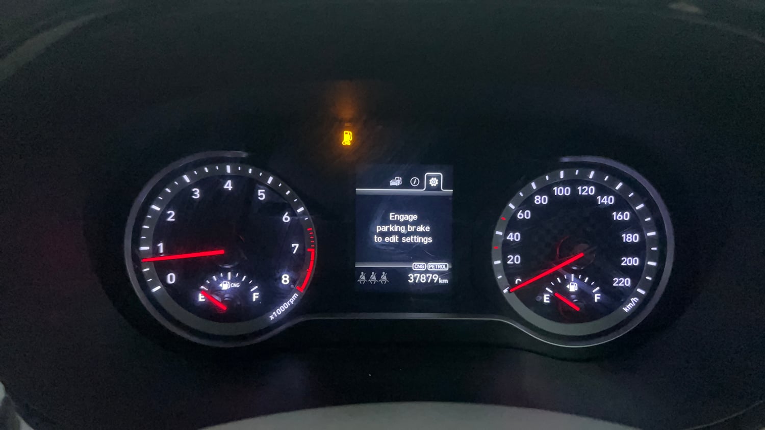 Used 2025 Hyundai Grand i10 Nios Sportz 1.2 Hy-CNG Duo Cng Manual interior CLUSTERMETER VIEW