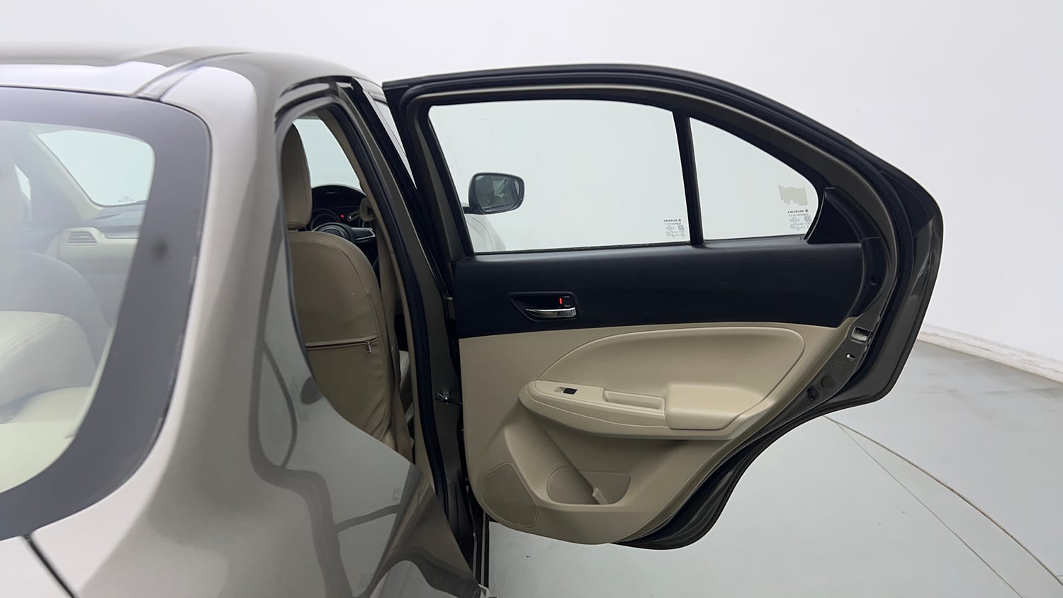Used 2022 Maruti Suzuki Dzire VXi Petrol Manual interior RIGHT REAR DOOR OPEN VIEW