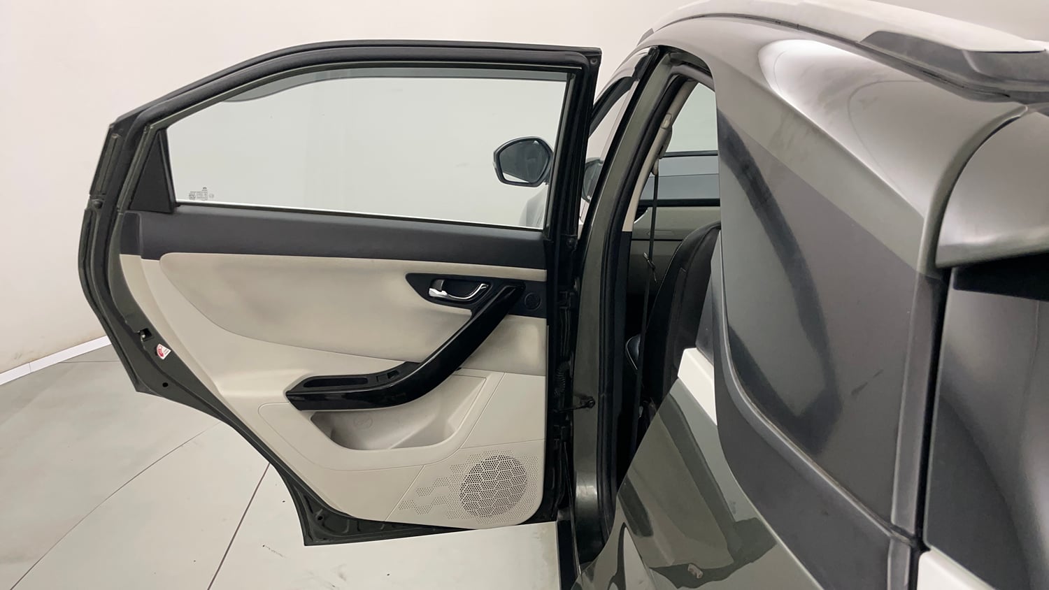 Used 2021 Tata Nexon XZ Plus Petrol Manual interior LEFT REAR DOOR OPEN VIEW
