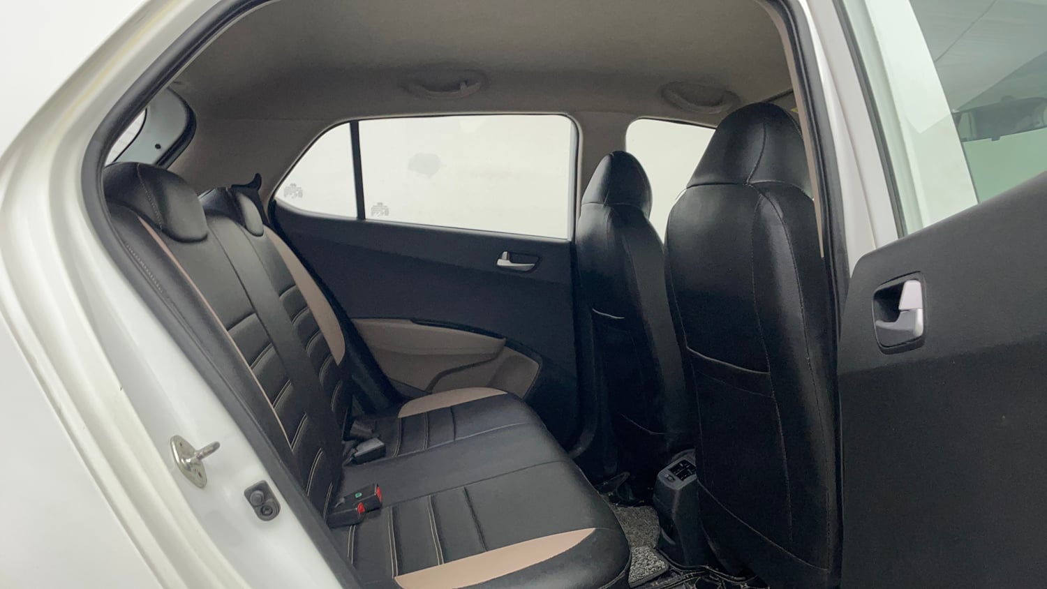 Used 2019 Hyundai Grand i10 Sportz 1.2 Kappa VTVT Petrol Manual interior RIGHT SIDE REAR DOOR CABIN VIEW