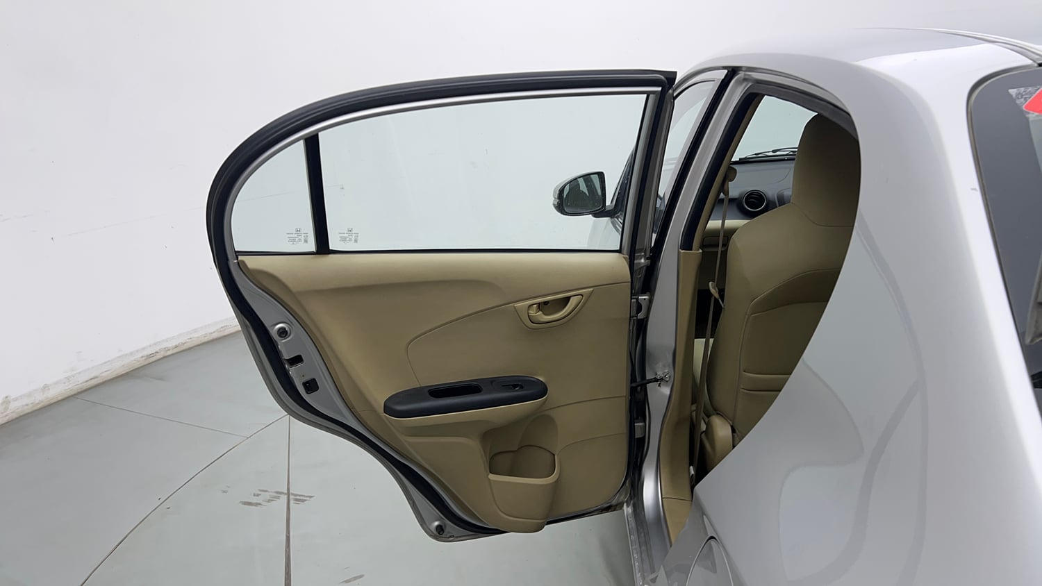 Used 2015 Honda Amaze 1.2 S i-VTEC Petrol Manual interior LEFT REAR DOOR OPEN VIEW