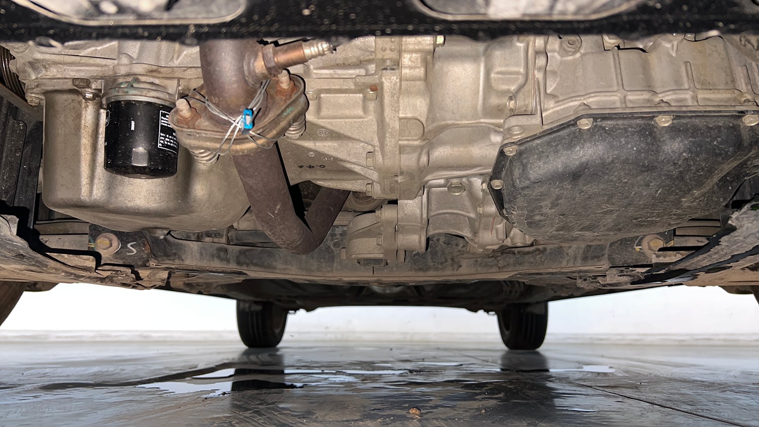 Used 2020 Maruti Suzuki Baleno Alpha Automatic Petrol Automatic extra FRONT LEFT UNDERBODY VIEW
