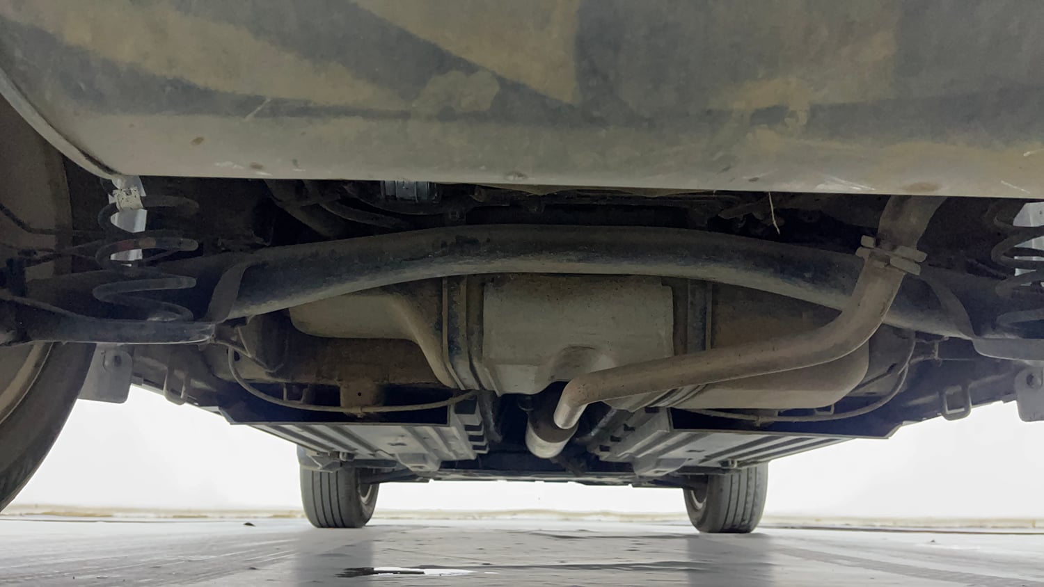 Used 2023 Maruti Suzuki Brezza ZXi Plus Petrol Manual extra REAR UNDERBODY VIEW (TAKEN FROM REAR)