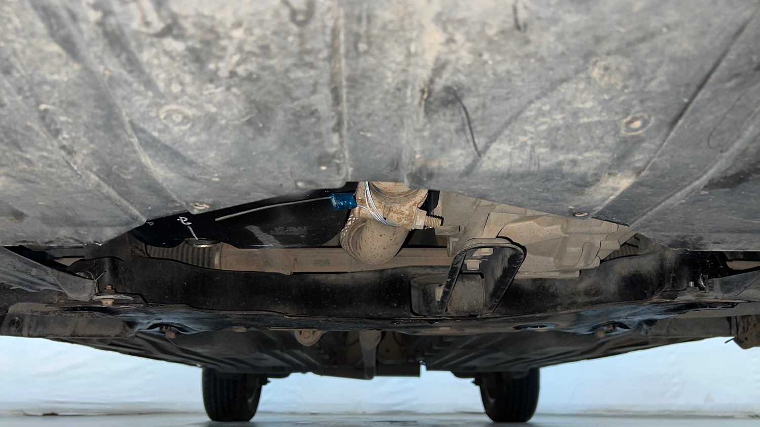 Used 2018 maruti-suzuki Vitara Brezza ZDi AGS Diesel Automatic extra FRONT LEFT UNDERBODY VIEW