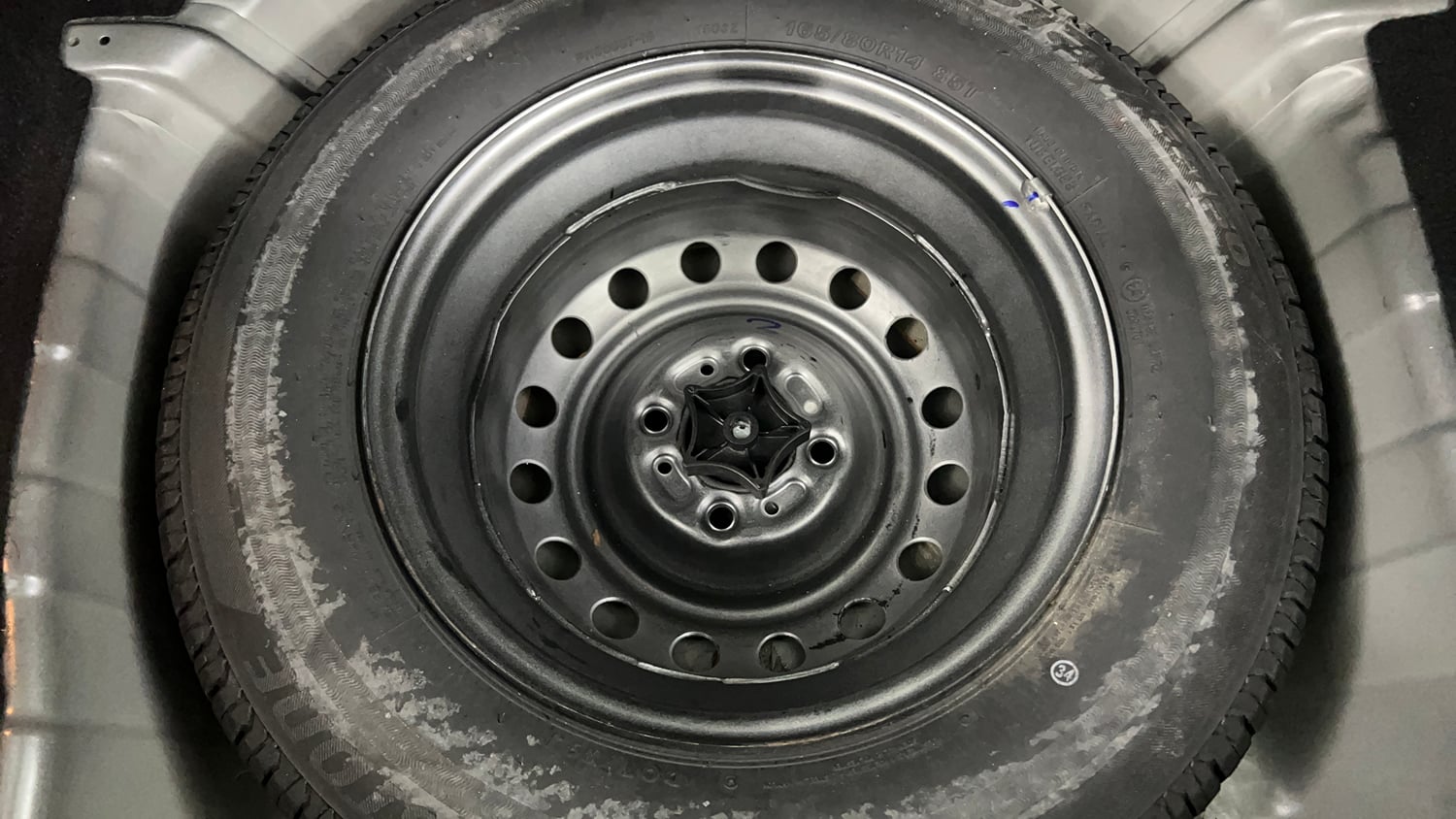 Used 2022 Tata Altroz XTA Petrol Petrol Automatic tyres SPARE TYRE VIEW