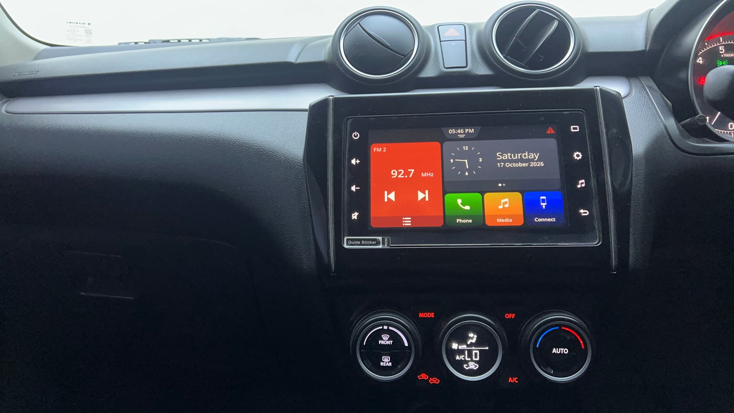 Used 2023 Maruti Suzuki Swift ZXi Plus AMT Petrol Automatic interior MUSIC SYSTEM & AC CONTROL VIEW