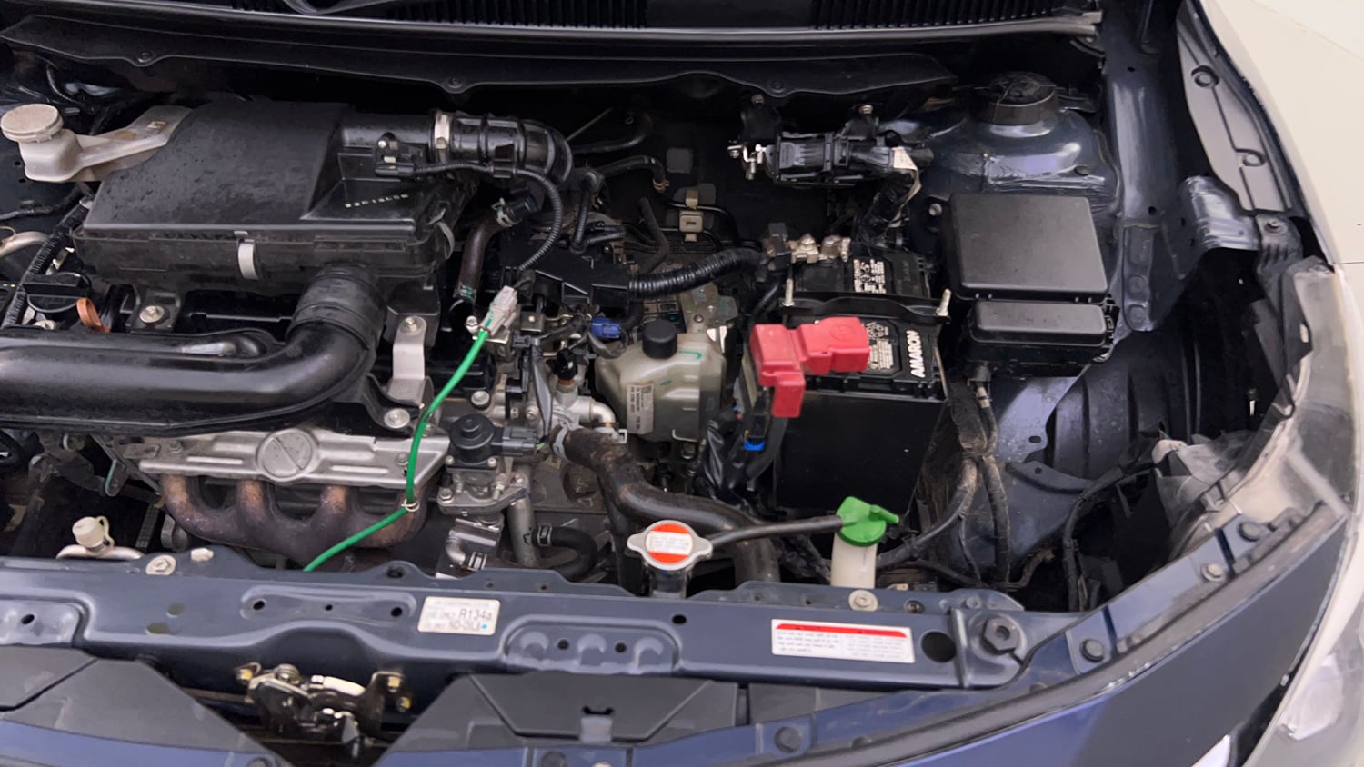 Used 2022 Maruti Suzuki Baleno Alpha AGS Petrol Automatic engine ENGINE LEFT SIDE VIEW