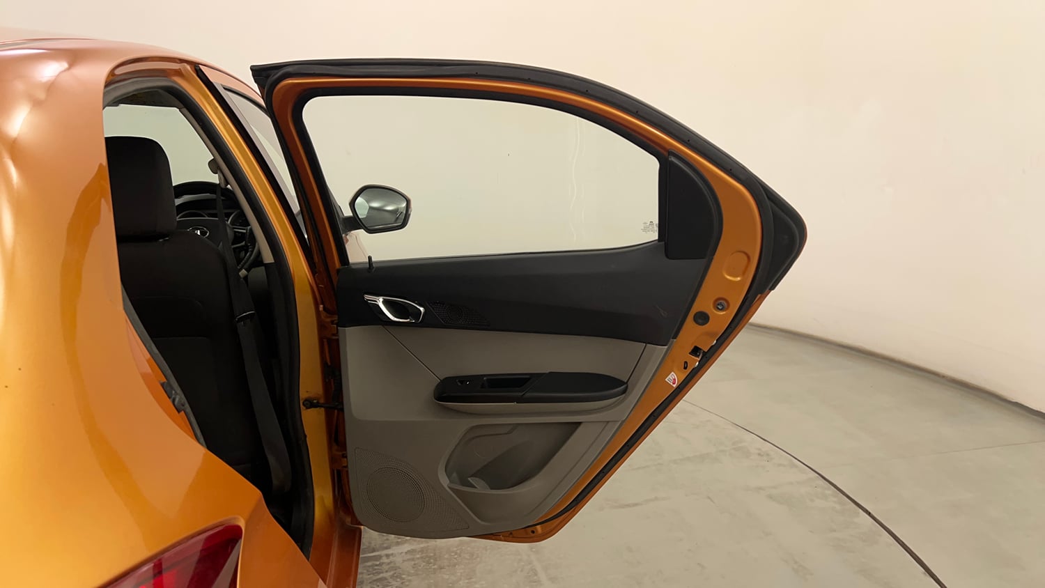 Used 2016 Tata Tiago Revotron XZ Petrol Manual interior RIGHT REAR DOOR OPEN VIEW