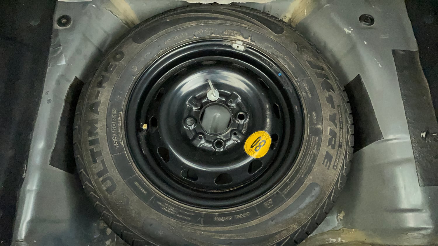 Used 2022 Tata Tiago XT (O) Petrol Manual tyres SPARE TYRE VIEW