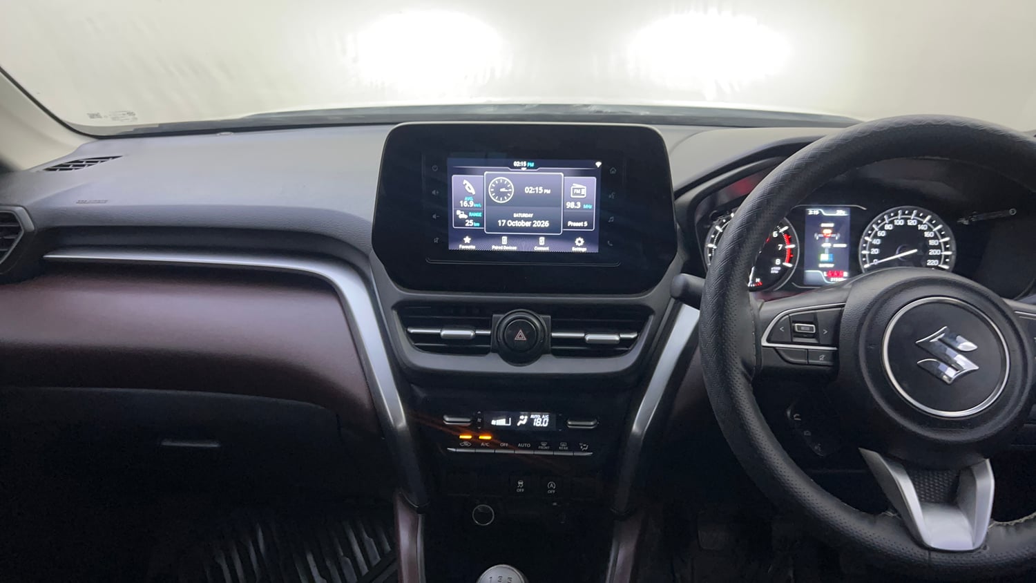 Used 2024 Maruti Suzuki Grand Vitara Delta Smart Hybrid Petrol Manual interior MUSIC SYSTEM & AC CONTROL VIEW