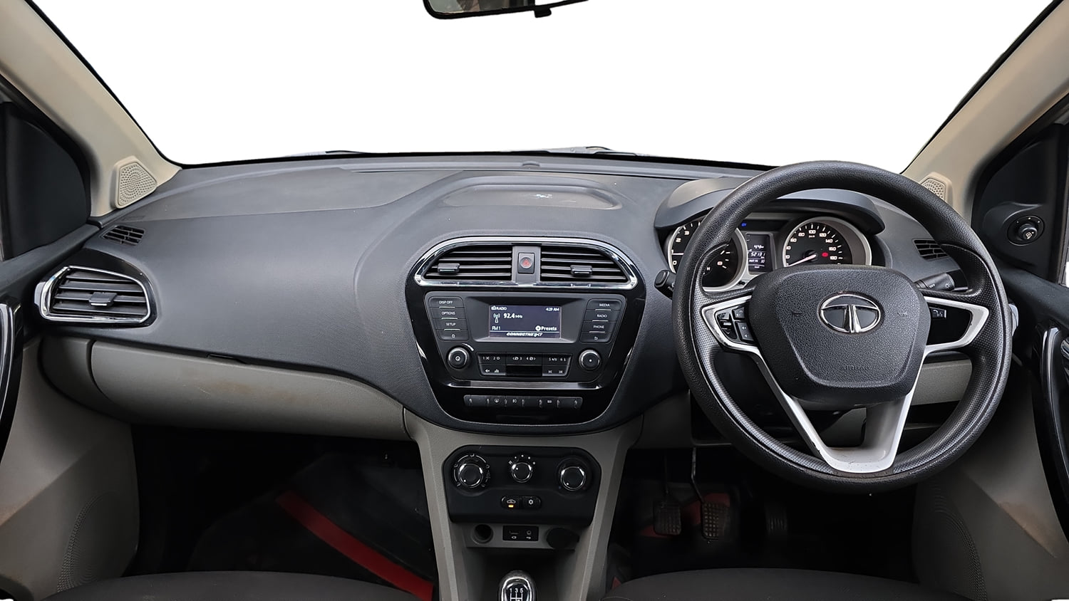 Used 2017 Tata Tiago Revotron XZ Petrol Manual interior DASHBOARD VIEW