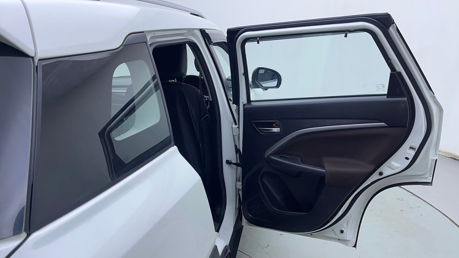 Used 2023 Maruti Suzuki Brezza ZXi Plus Petrol Manual interior RIGHT REAR DOOR OPEN VIEW