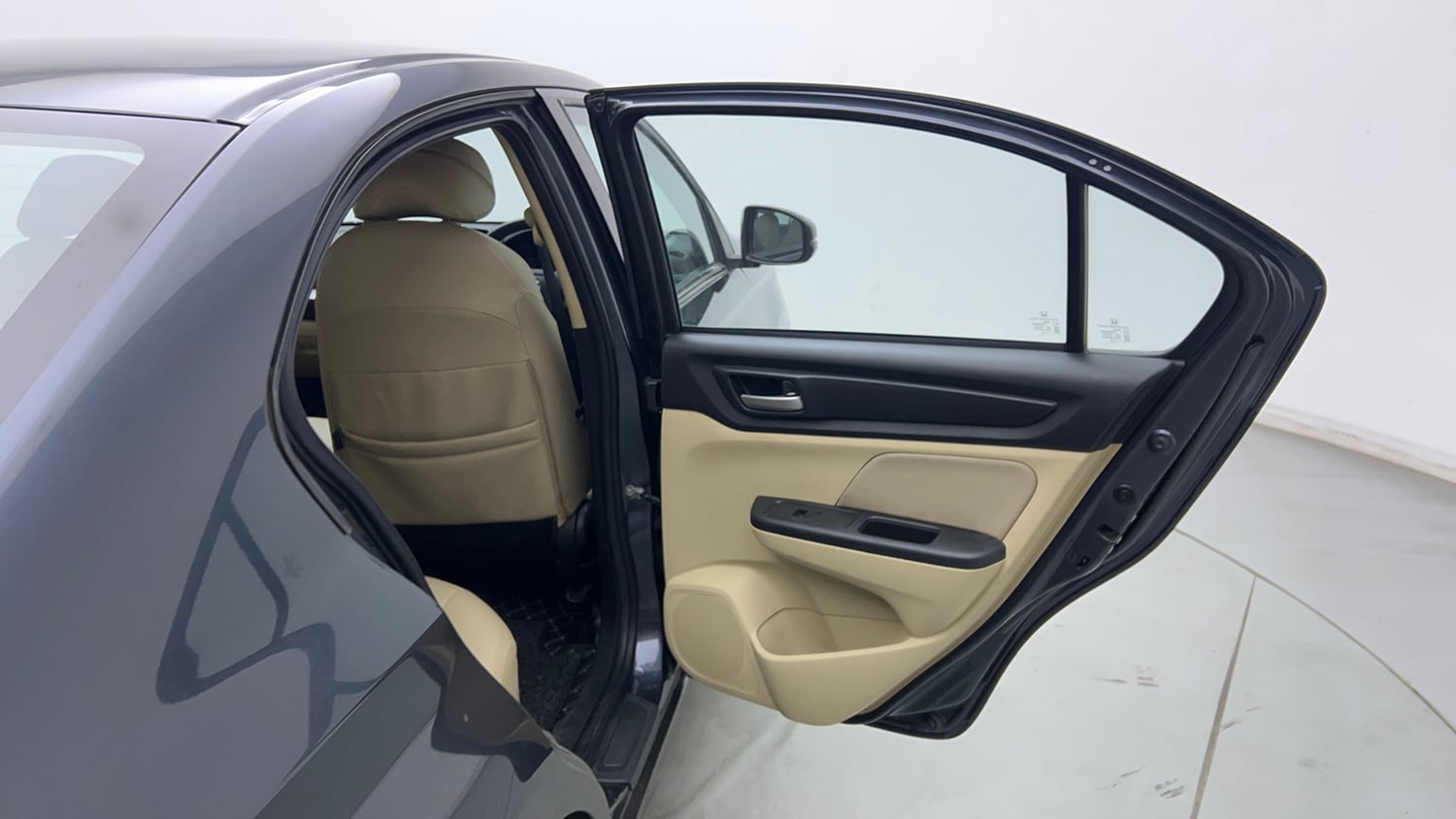 Used 2024 honda Amaze 2nd Generation VX 1.2 Petrol MT Petrol Manual interior RIGHT REAR DOOR OPEN VIEW