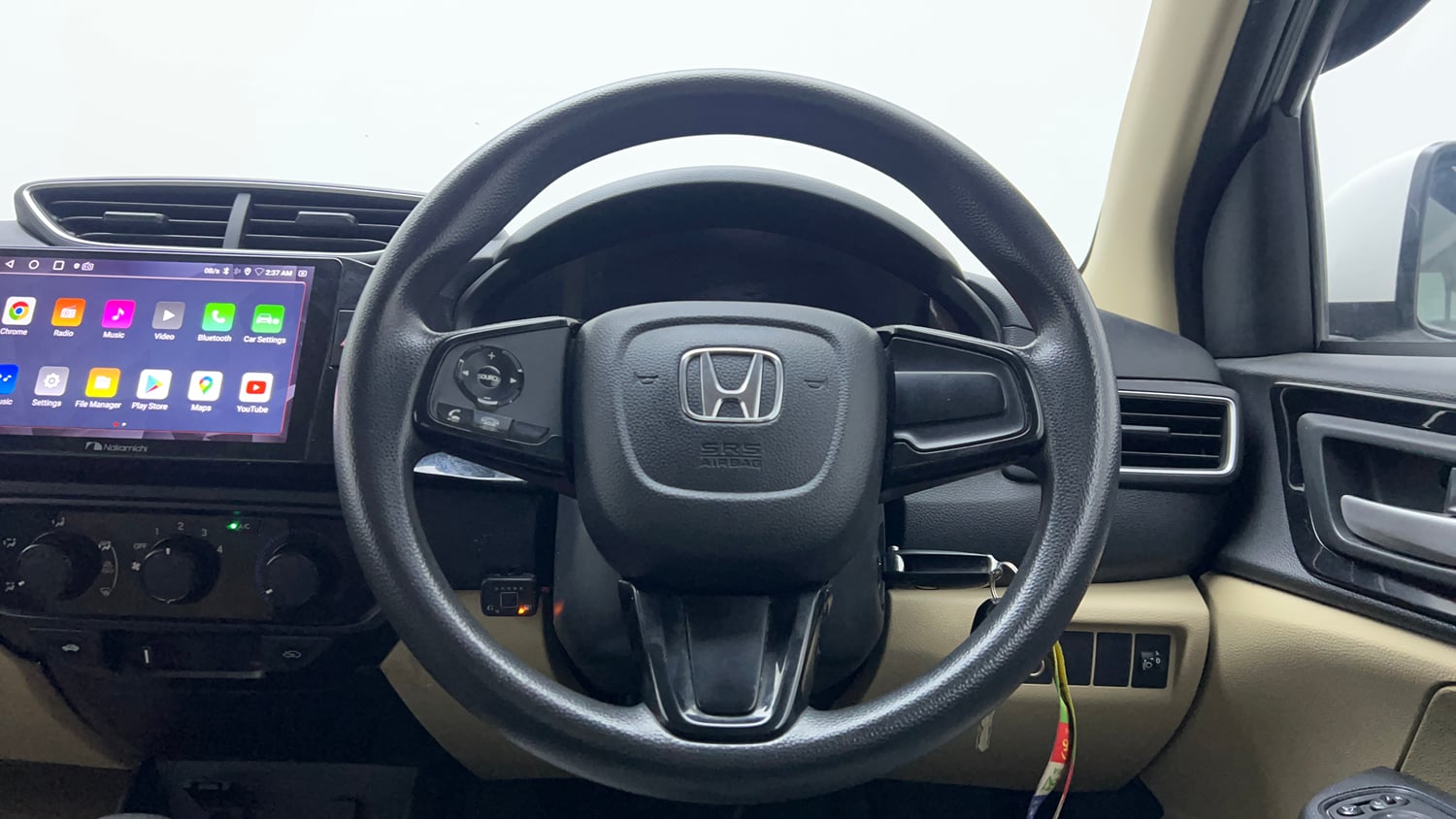 Used 2019 Honda Amaze 1.2 S CVT Petrol Petrol Automatic interior STEERING VIEW
