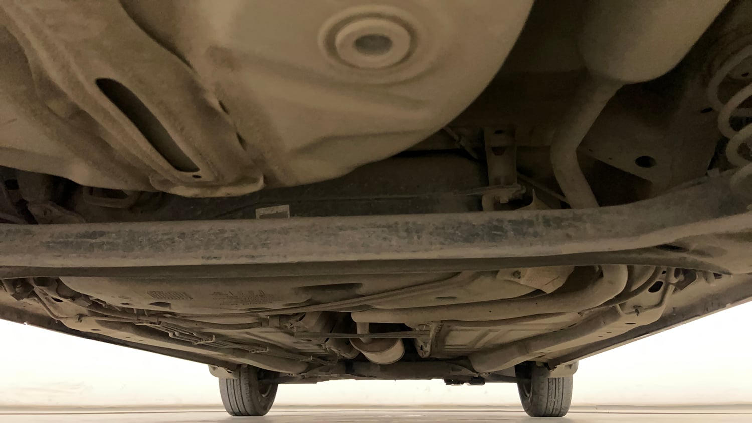 Used 2016 Maruti Suzuki Baleno Delta 1.2 Petrol Manual extra REAR UNDERBODY VIEW (TAKEN FROM REAR)