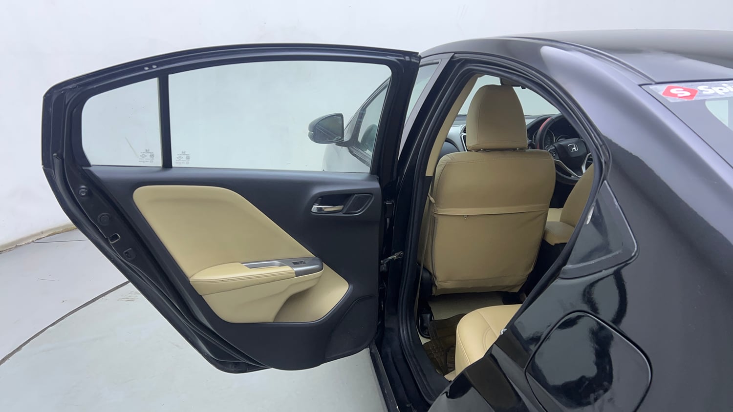 Used 2014 Honda City VX CVT Petrol Automatic interior LEFT REAR DOOR OPEN VIEW
