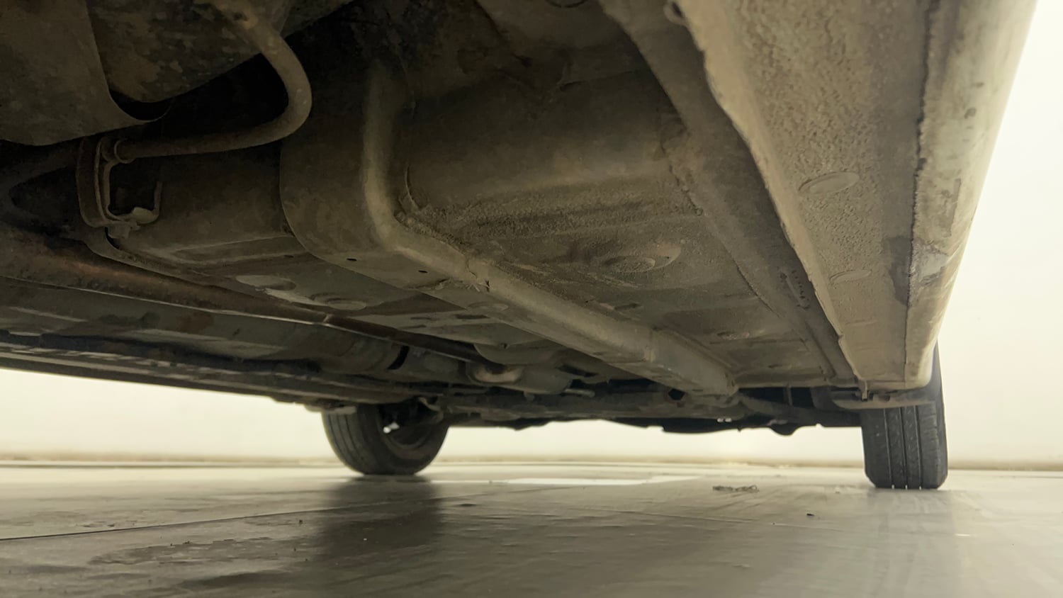 Used 2015 Hyundai Grand i10 Magna 1.2 Kappa VTVT Petrol Manual extra REAR RIGHT UNDERBODY VIEW