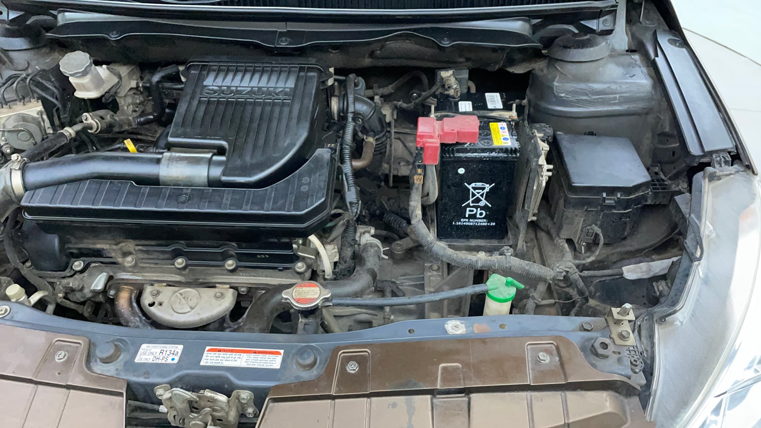 Used 2017 Maruti Suzuki Ciaz VXi Petrol Manual engine ENGINE LEFT SIDE VIEW