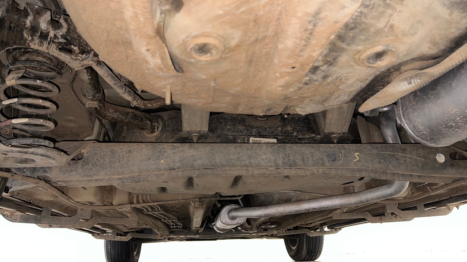 Used 2023 Kia Sonet HTX 1.0 Turbo Petrol DCT Petrol Automatic extra REAR UNDERBODY VIEW (TAKEN FROM REAR)