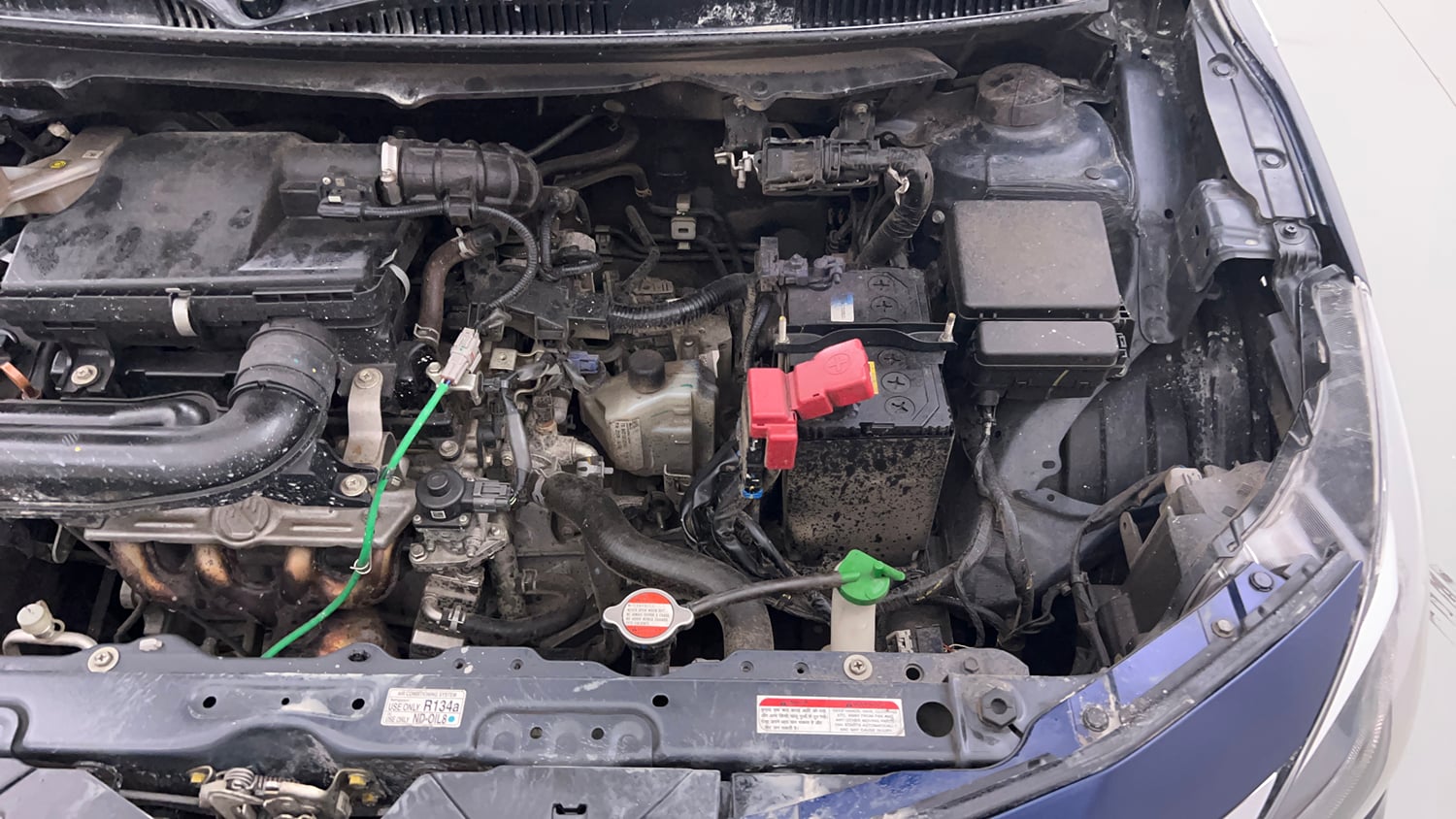 Used 2023 Toyota Glanza V AMT Petrol Automatic engine ENGINE LEFT SIDE VIEW