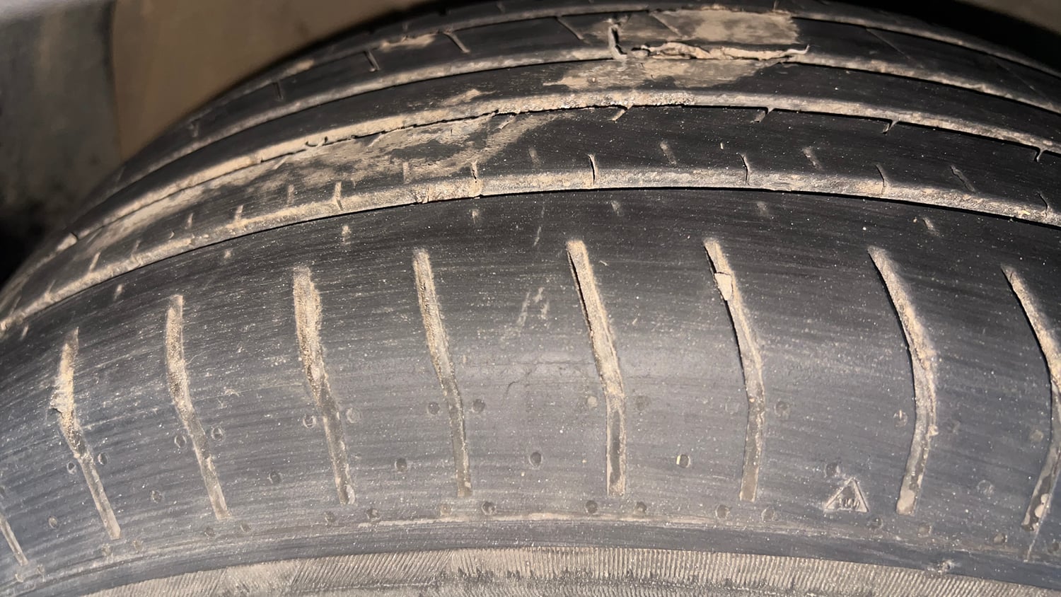 Used 2019 Hyundai Creta EX 1.6 Petrol Petrol Manual tyres RIGHT FRONT TYRE TREAD VIEW