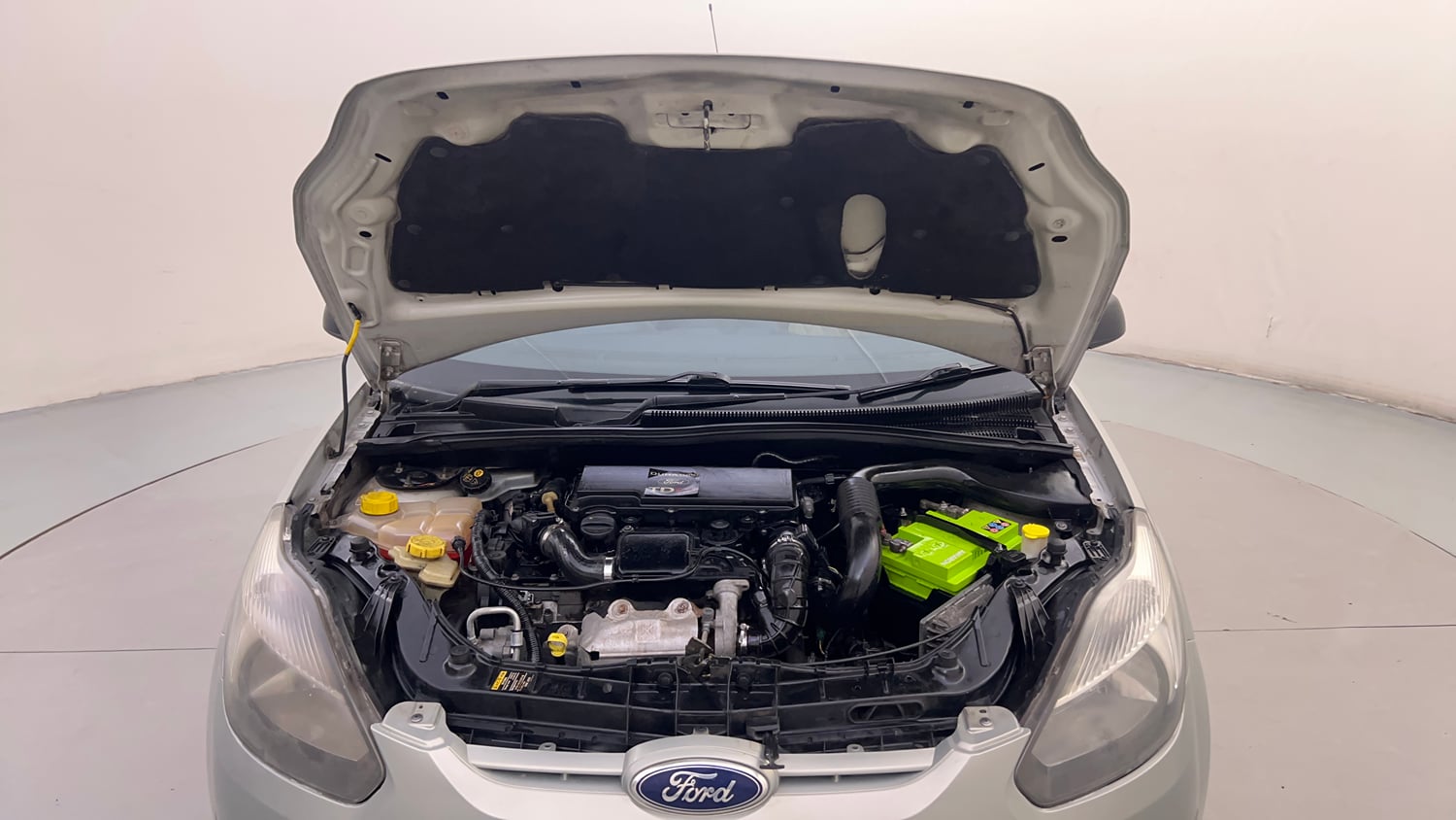 Used 2012 Ford Figo Duratorq Diesel EXI 1.4 Diesel Manual engine ENGINE & BONNET OPEN FRONT VIEW
