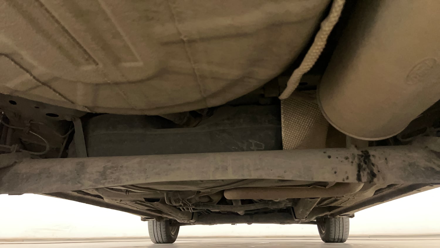 Used 2017 Ford Figo Aspire Titanium1.5 TDCi Diesel Manual extra REAR UNDERBODY VIEW (TAKEN FROM REAR)