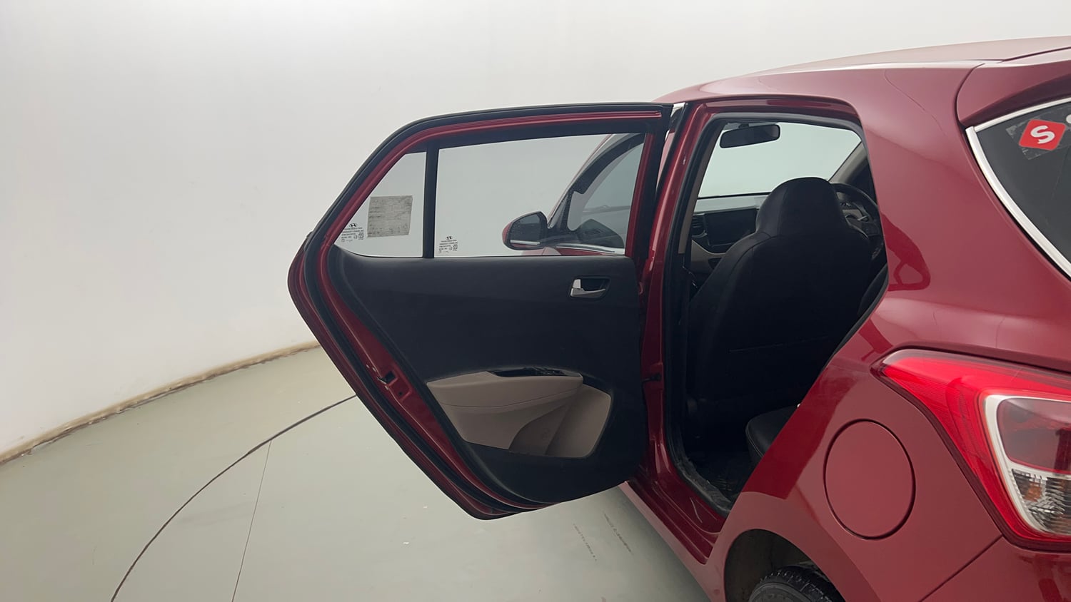 Used 2017 Hyundai Grand i10 Sportz 1.2 Kappa VTVT Petrol Manual interior LEFT REAR DOOR OPEN VIEW
