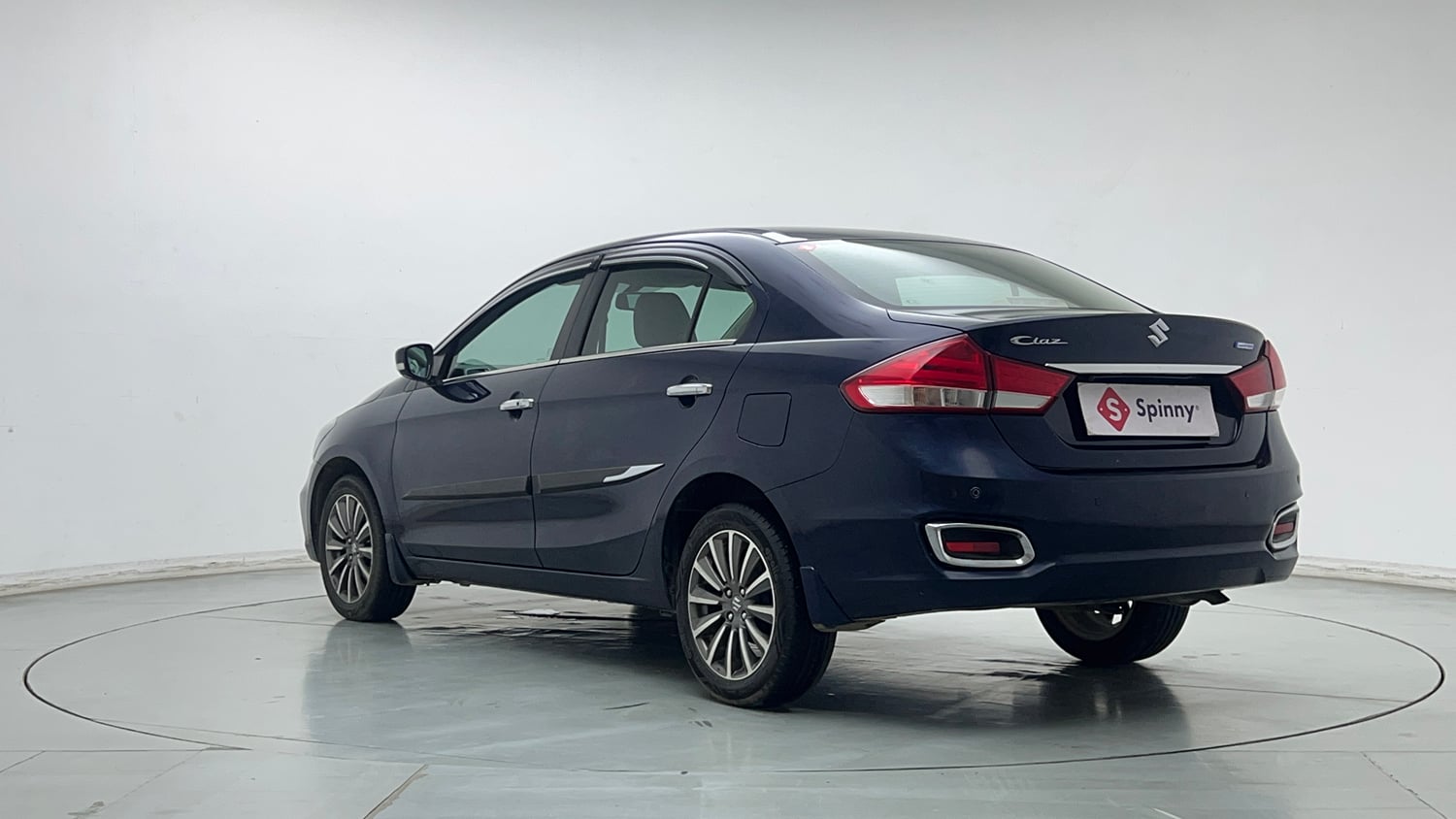 Used 2023 Maruti Suzuki Ciaz Alpha 1.5 Petrol Manual exterior LEFT REAR CORNER VIEW