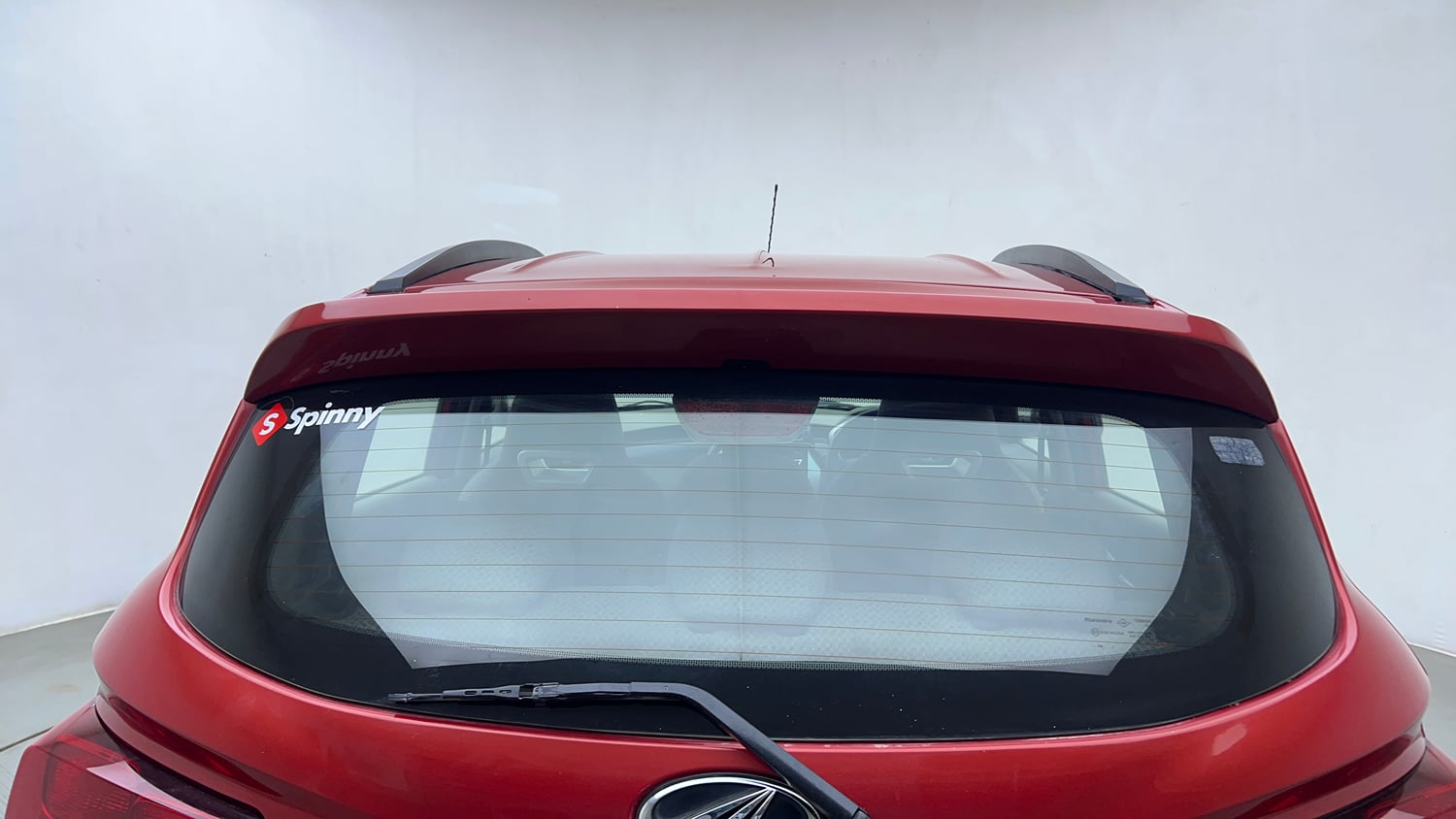 Used 2017 Mahindra KUV100 K6 6 STR Petrol Manual exterior BACK WINDSHIELD VIEW