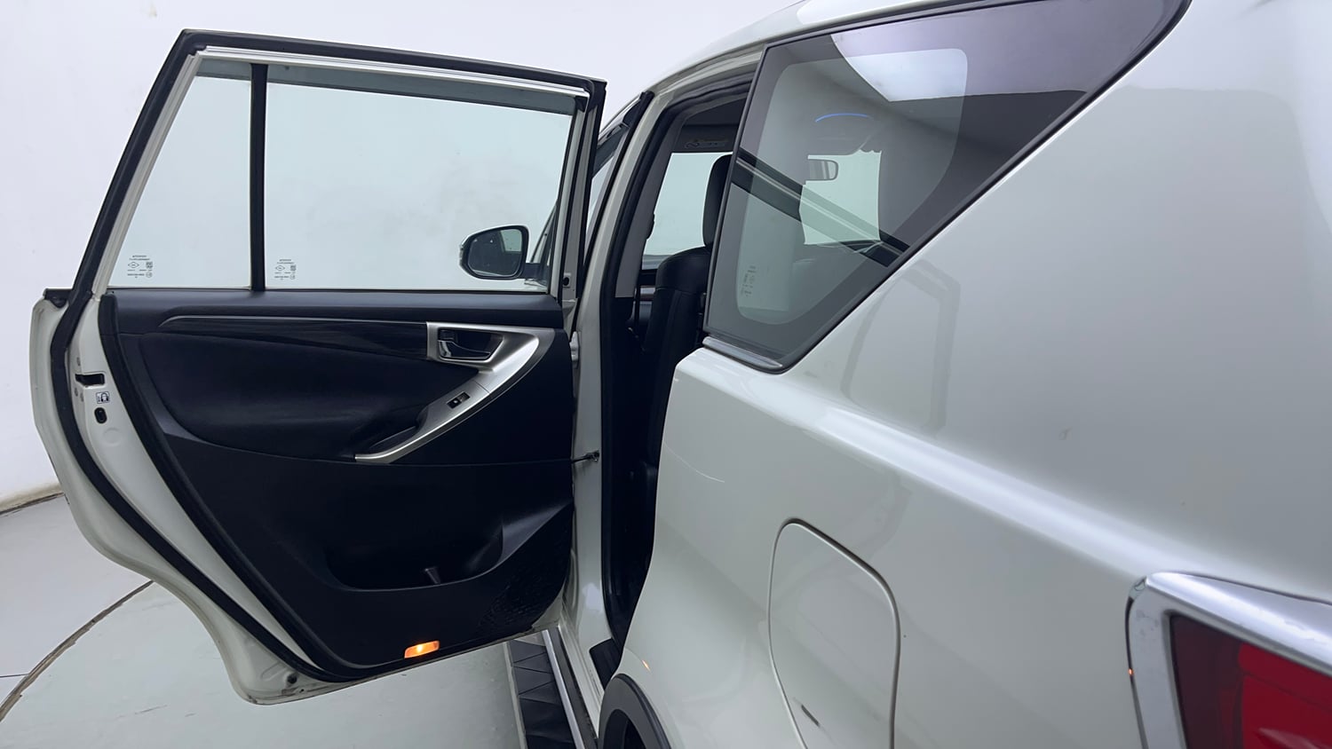 Used 2019 Toyota Innova Crysta Touring Sport Diesel AT Diesel Automatic interior LEFT REAR DOOR OPEN VIEW
