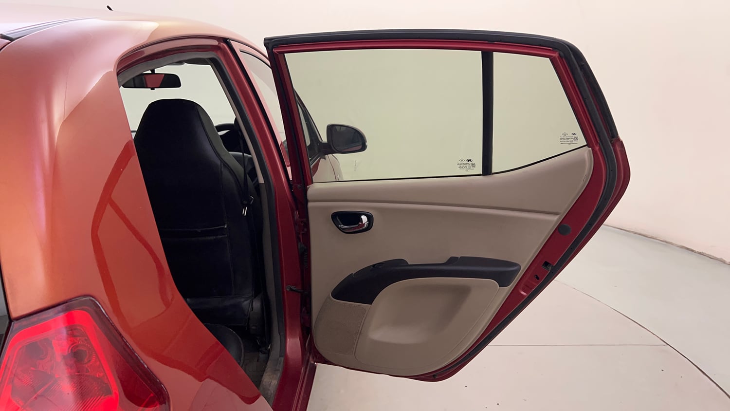 Used 2012 Hyundai i10 Magna 1.2 Kappa2 Petrol Manual interior RIGHT REAR DOOR OPEN VIEW