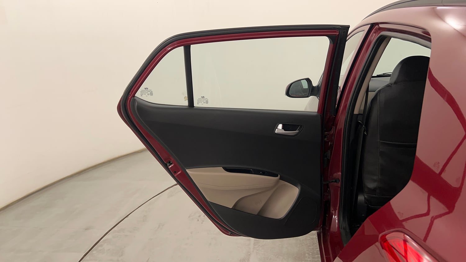 Used 2016 Hyundai Grand i10 Sportz 1.2 Kappa VTVT Petrol Manual interior LEFT REAR DOOR OPEN VIEW