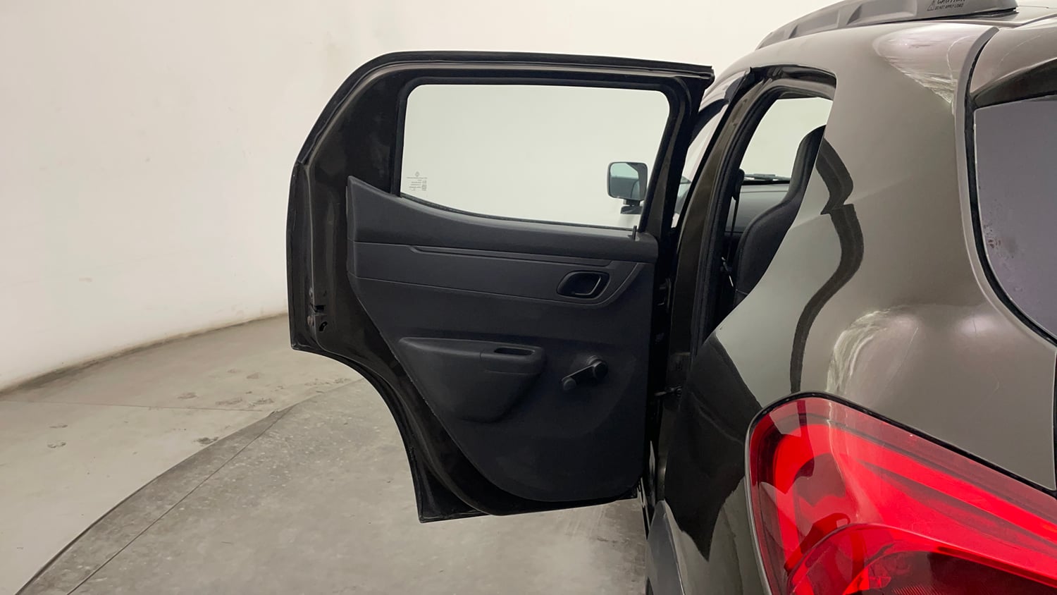 Used 2016 Renault Kwid RXT Petrol Manual interior LEFT REAR DOOR OPEN VIEW
