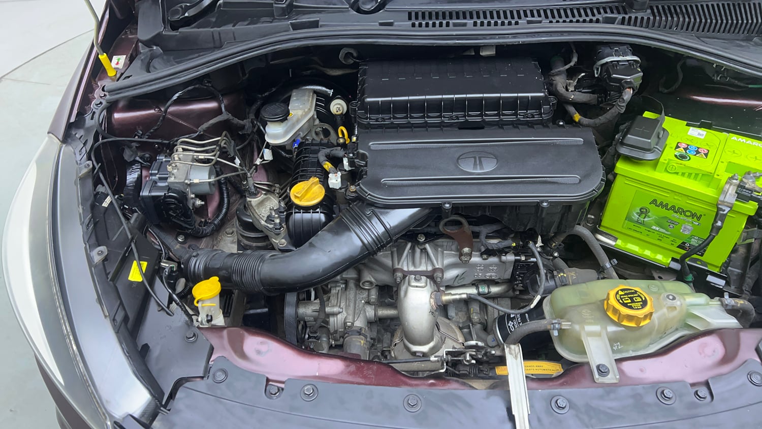 Used 2021 Tata Tigor XZ Plus Petrol Manual engine ENGINE RIGHT SIDE VIEW