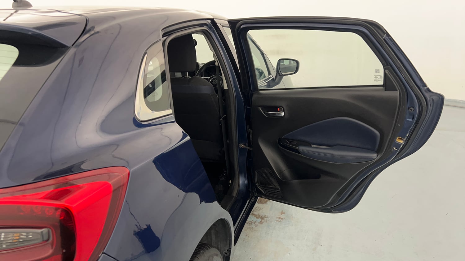Used 2022 Maruti Suzuki Baleno Zeta AGS Petrol Automatic interior RIGHT REAR DOOR OPEN VIEW